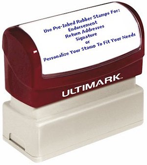 Custom Pre-Inked Stamps