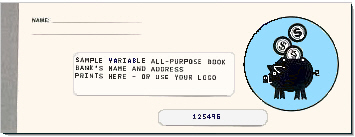 Savings Club Account Coupon Book