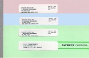 Personalized Payment Coupon Books