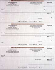 Three Laser Computer Checks Per Page