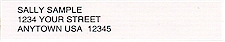 Press and stick Address Labels.