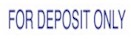 For Deposit Only Stamp