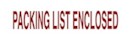 Packing List Enclosed Stamp
