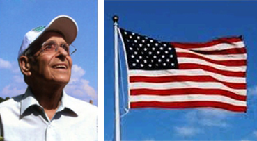 Darwin Blanke & US Flag