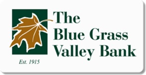 The Blue Grass Valley Bank logo