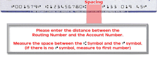 Spacing Information