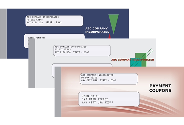 Payment Coupon Book Covers