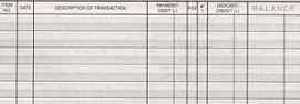 Personal Checkbook Registers