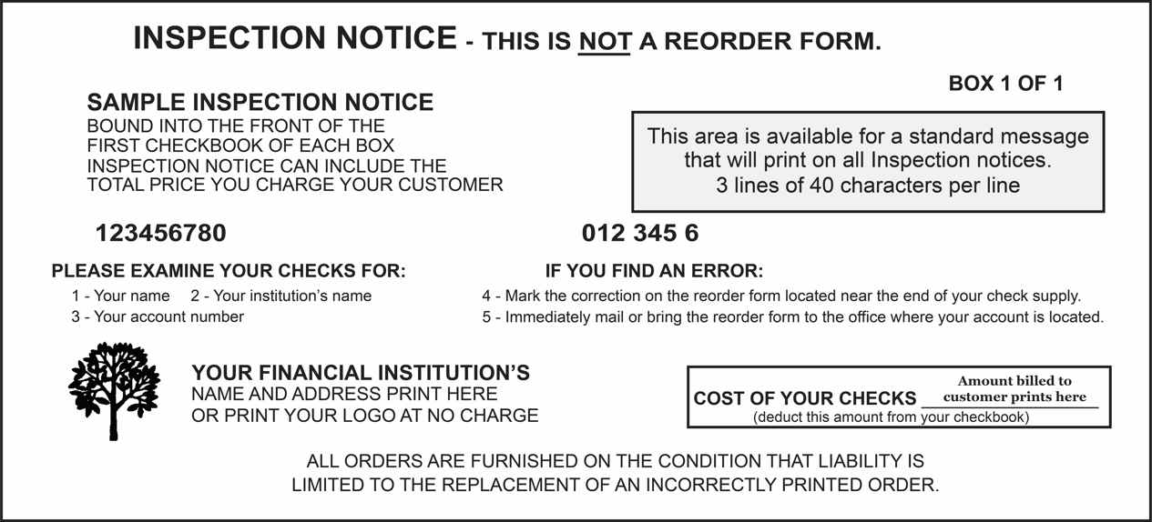 Inspection Notice