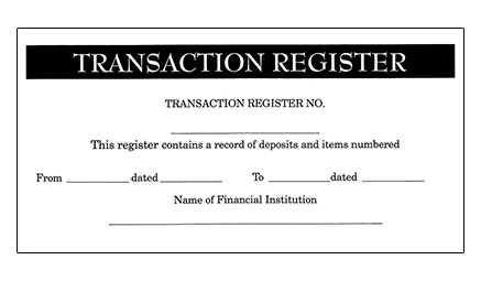 Checkbook Transaction Registers 8 Check Book Bank 2019-21 Calendar 