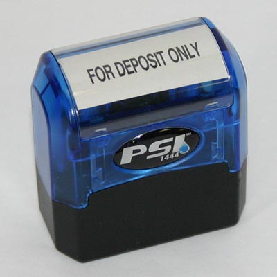 Pre-inked For Deposit Only Stamp